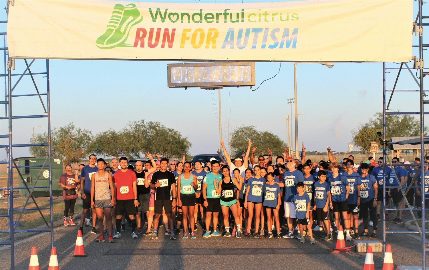 Run for Autism event hosted by Wonderful Citrus in Mission, TX.