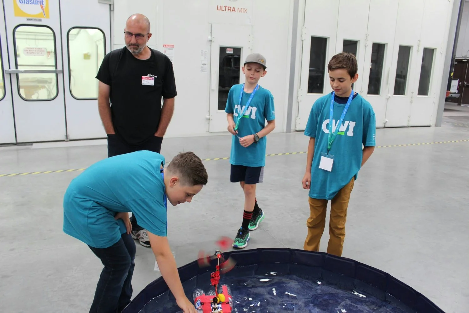 Micron volunteers helped make the College of Western Idaho Chip Camp a success.