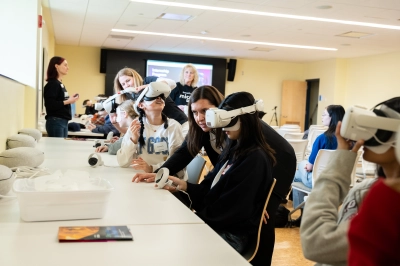 Students explored STEM careers through hands-on learning during Micron Community Week in Central New York.