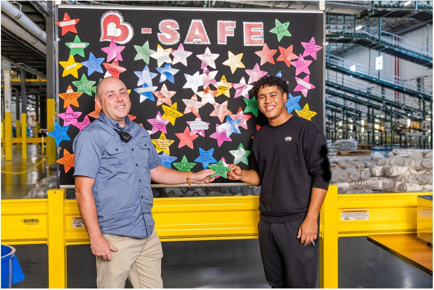 Our B-SAFE Board recognizes associates who ensure our Distribution Centers remain a safe place to work!