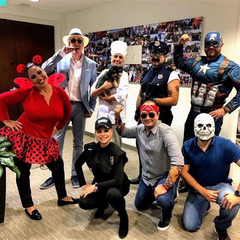 Halloween spirit and celebration in the Miami, FL office – October 2019