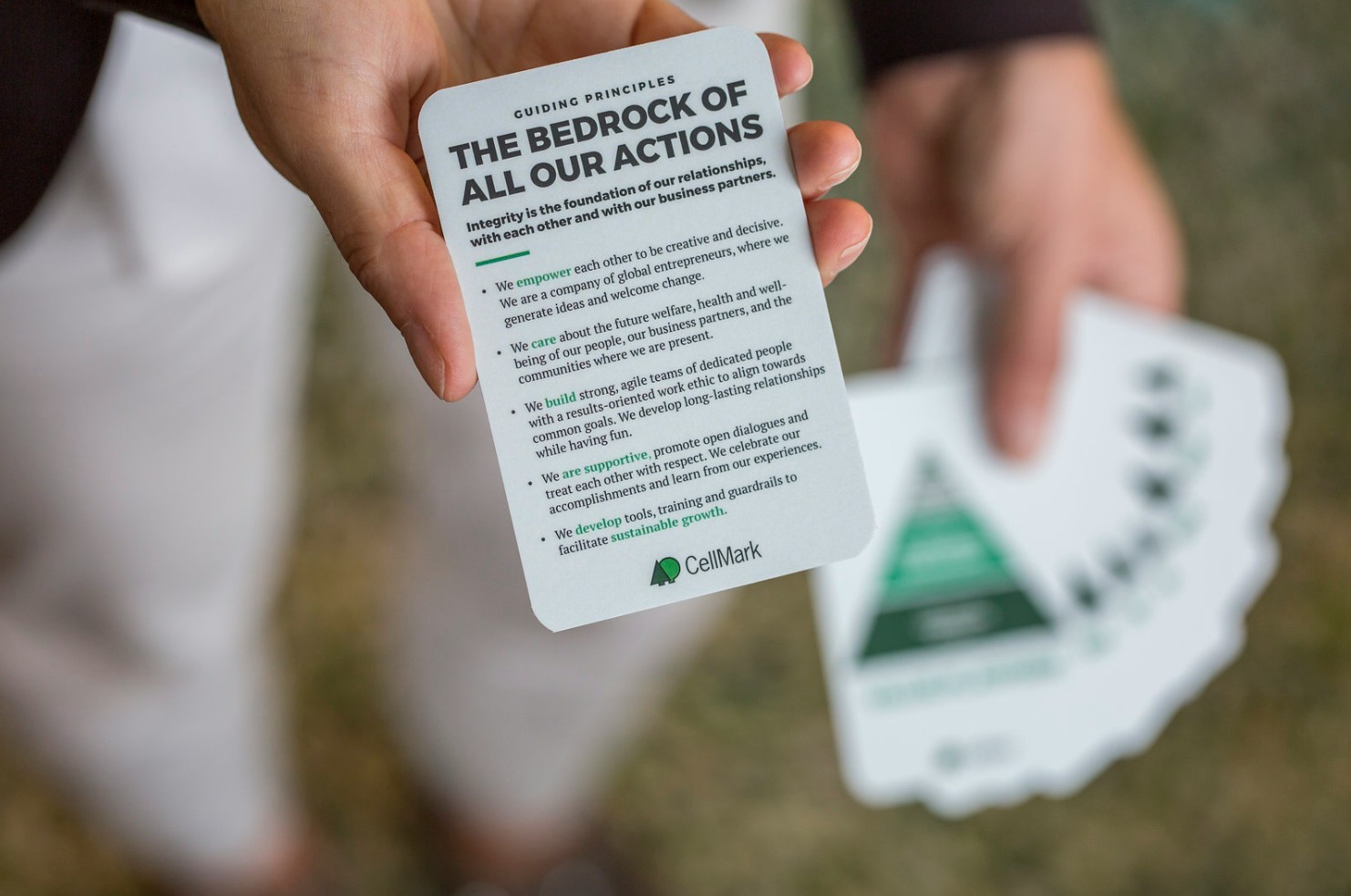 CellMark Guiding Principles - The Bedrock of all our Actions
