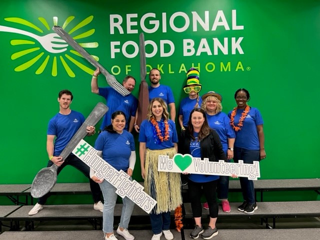 Volunteering at the Regional Food Bank