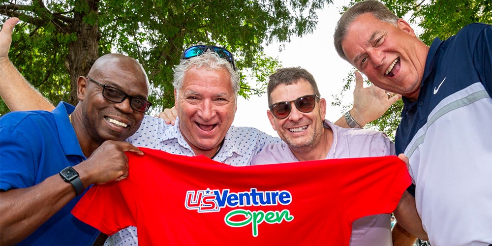 Team members at the U.S. Venture Open