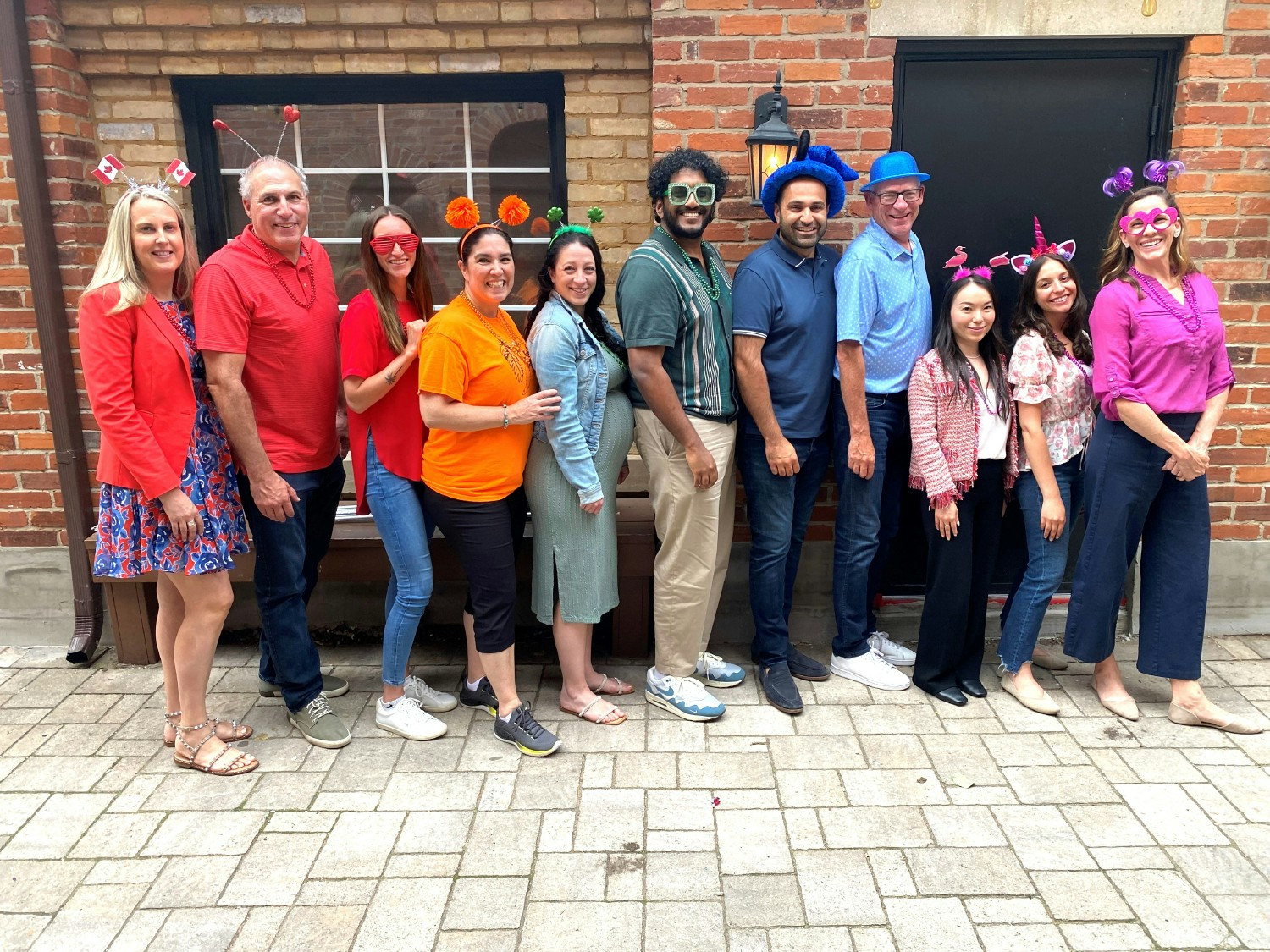Our team in Canada celebrating Pride week
