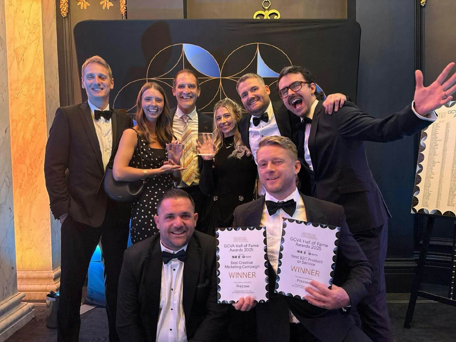 We won 2 awards for our AI Santa campaign at the Gift Card & Voucher Association (GCVA) Hall of Fall Awards