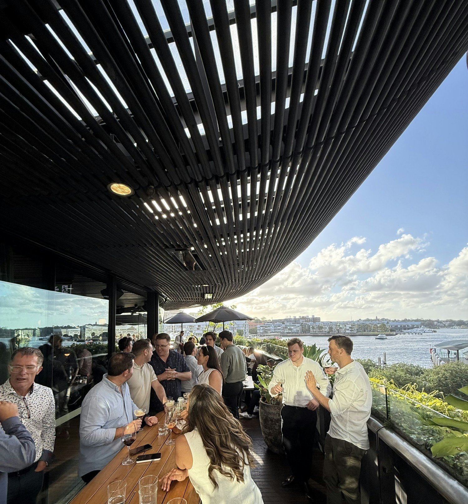 Some of our team enjoying our End of Year celebration.