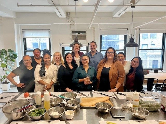 Fostering collaboration and strengthening teamwork through a cooking class, one recipe at a time.