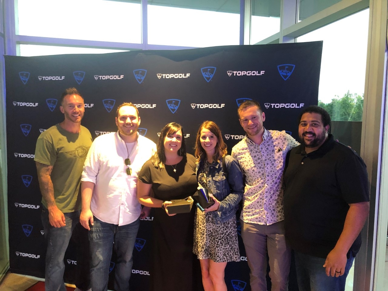 Our Pittsburgh team and regional crew enjoying a night out at Topgolf.