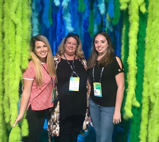 Acelleron employees celebrating at the Boston INBOUND conference.