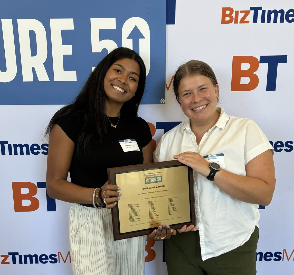 For three consecutive years, BizTimes Media has named us one of the fastest-growing companies in our region.
