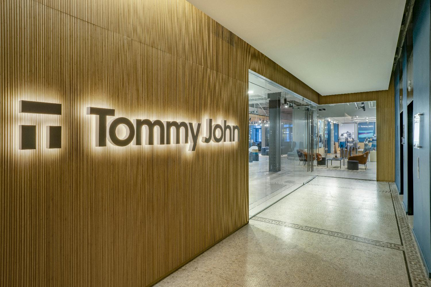 Entering the beautiful Tommy John HQ Office