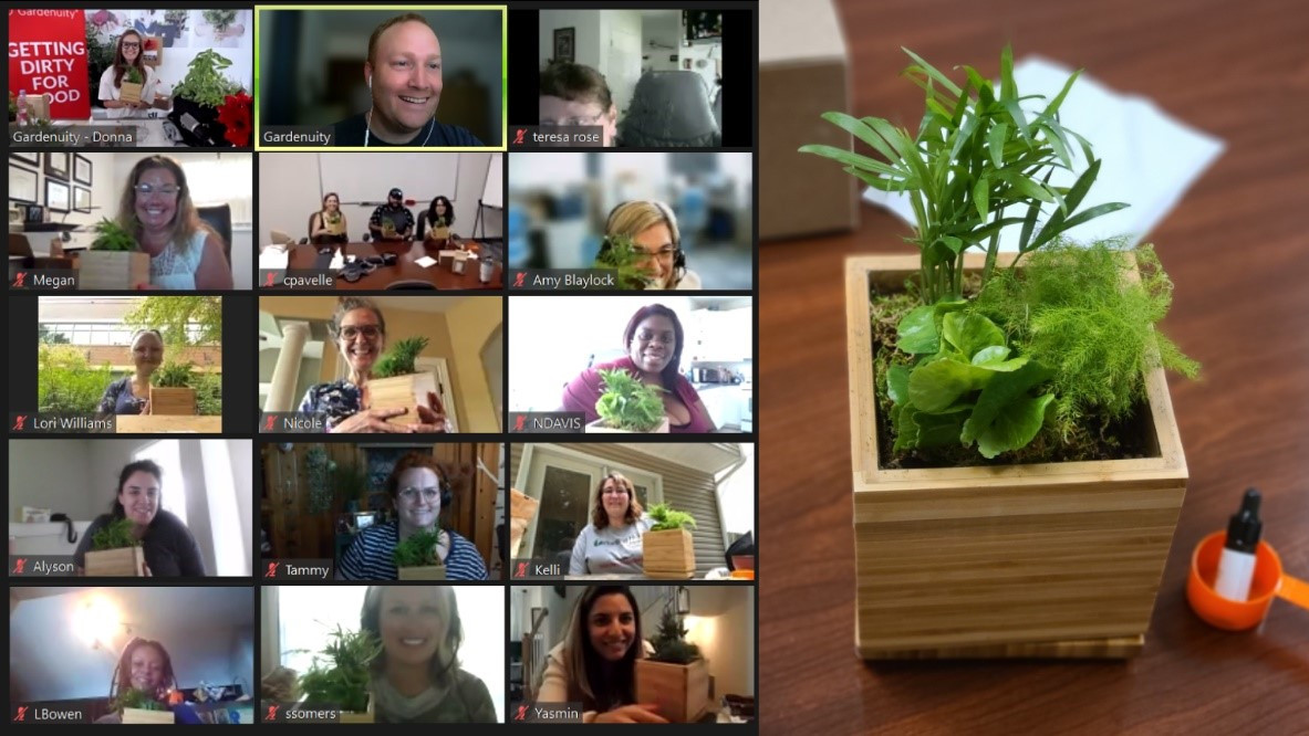 Virtual Zen! LGA employees learn techniques to bring in the Zen to their work environments. 
