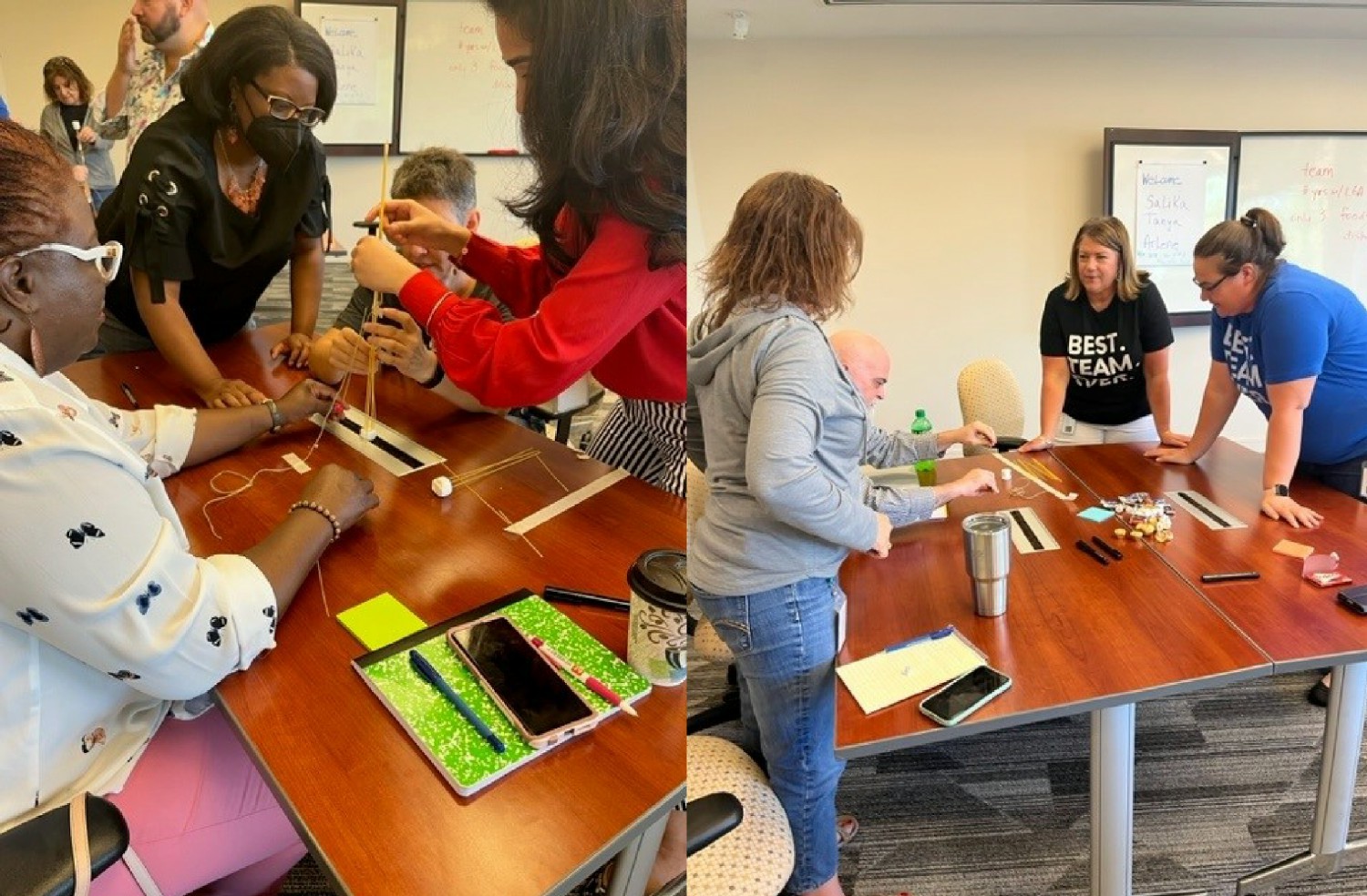 Our teammates build deeper connections and problem solving skills though a little creative competition. 