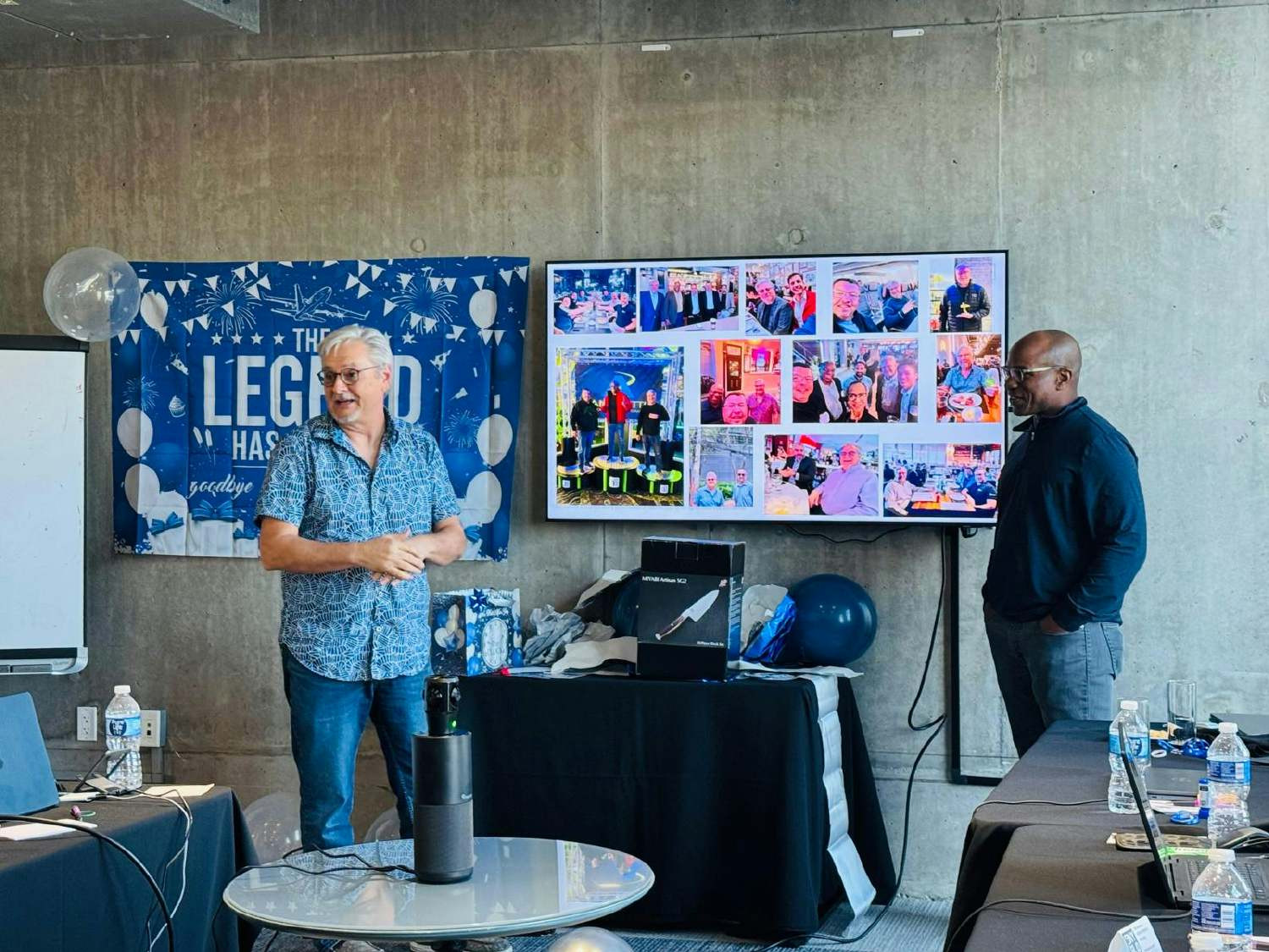 Retirement Party to one of the best people and great contributor of the company. After 4 amazing years !