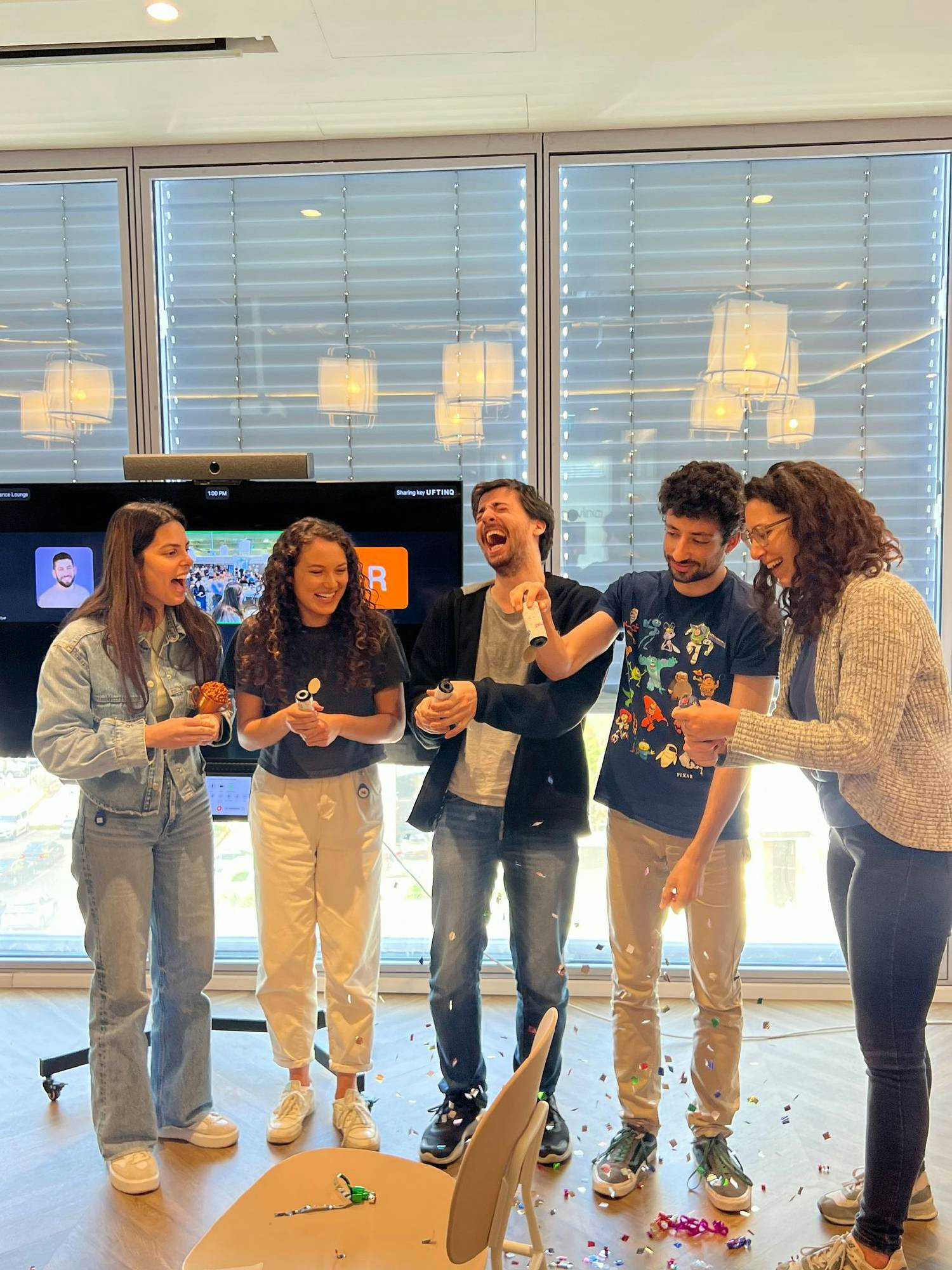 Winning a company hackathon! 