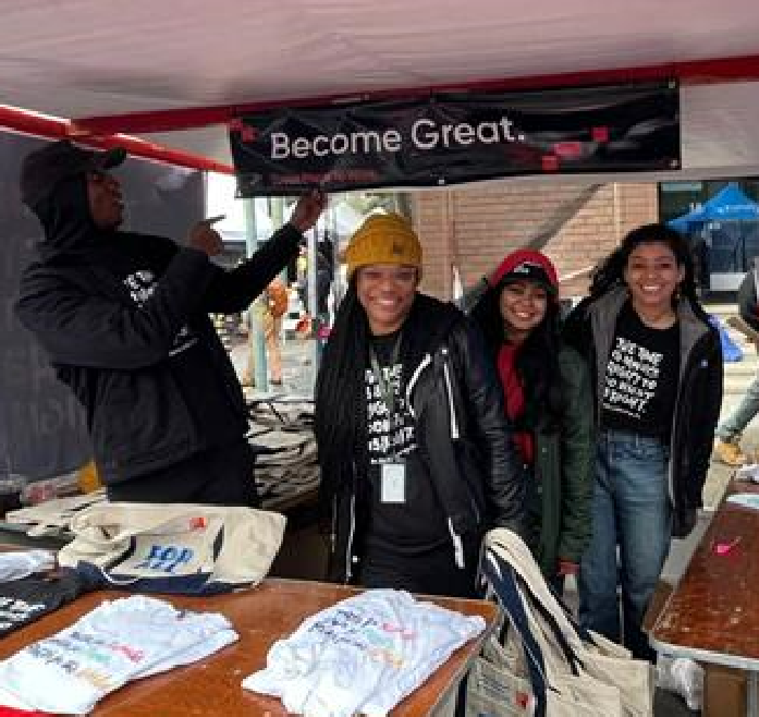 Great Place To Work® booth at the Black Joy Parade (Oakland)