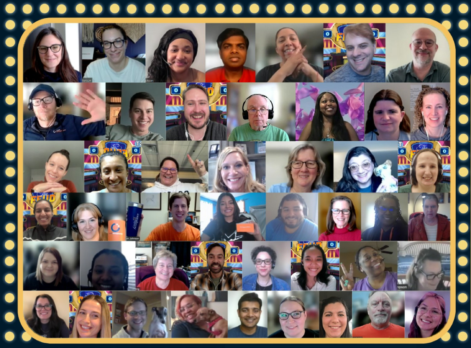 Even though we work remotely, we make time to build connections and strengthen camaraderie through virtual gatherings.