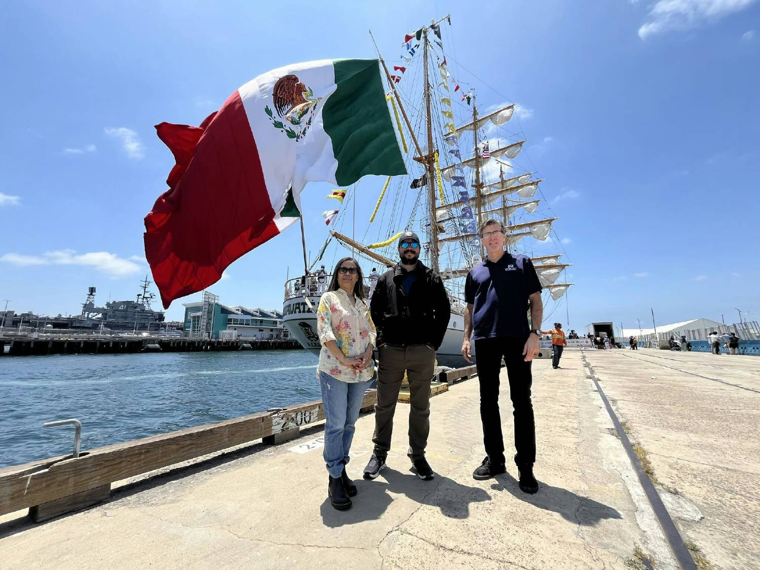 Our team in San Diego did an outstanding job managing the Mexican Navy's ARM Cuauhtémoc (BE01)! 