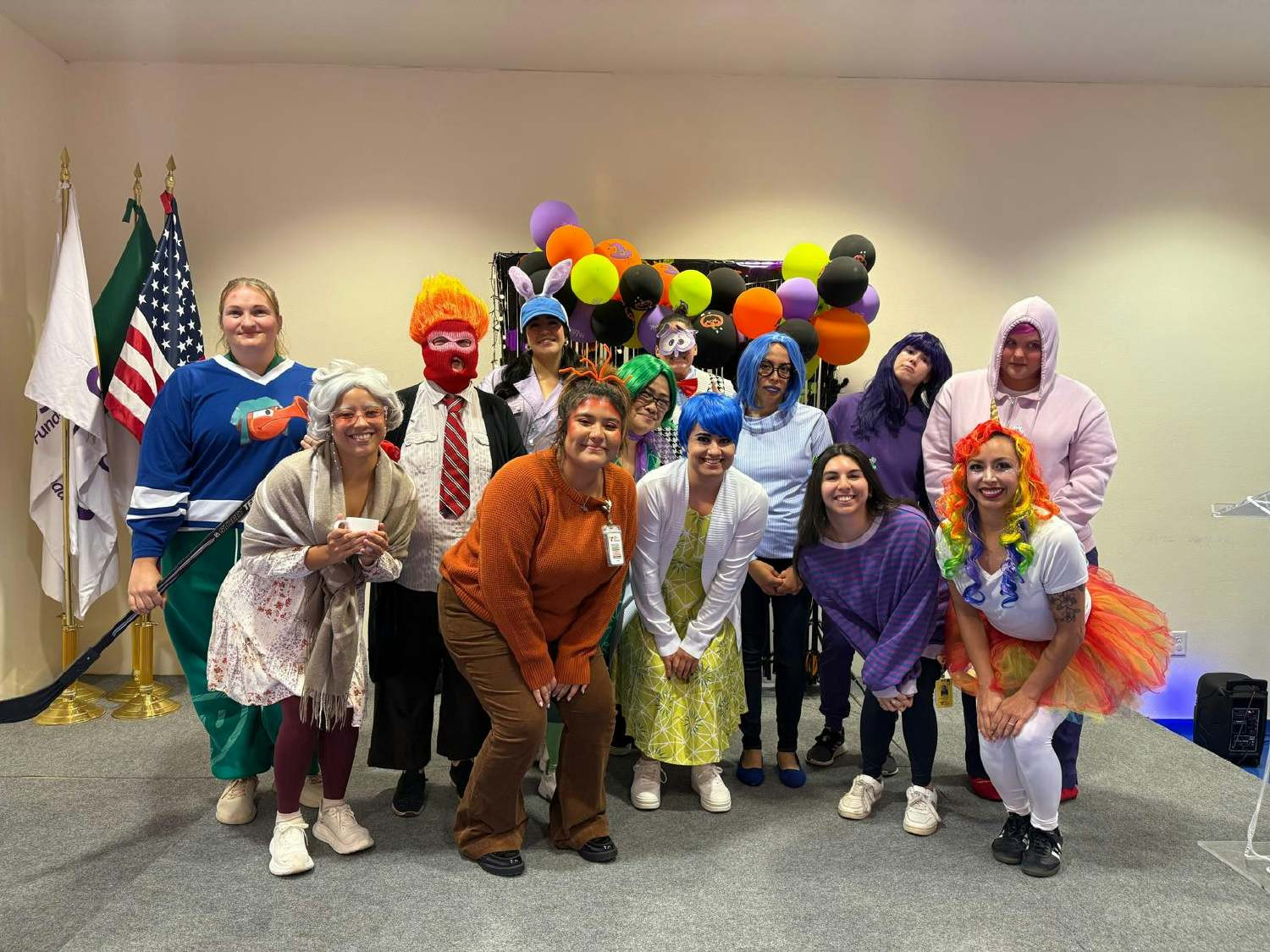 When teamwork meets spooktacular style!  Celebrating the Halloween season together. 