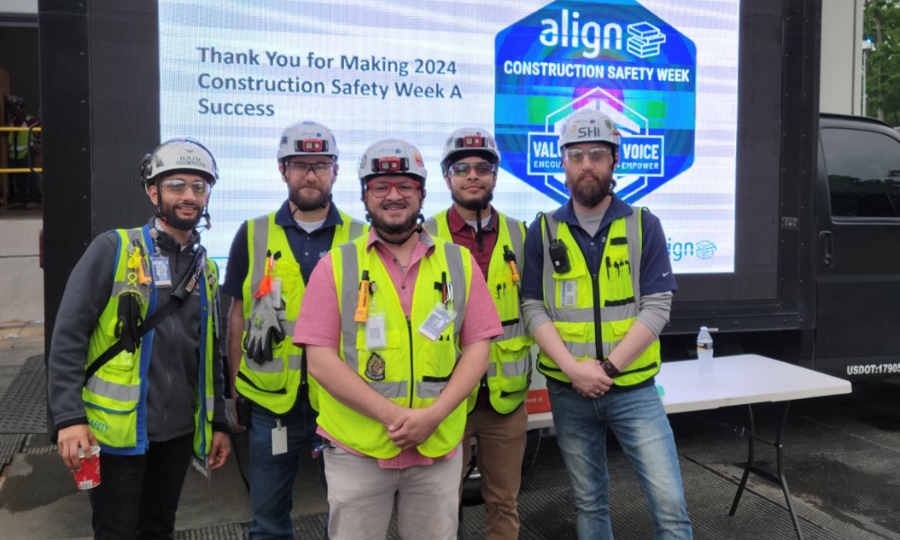 The Data Center Design and Build team presentation at Construction Safety Week 2024!