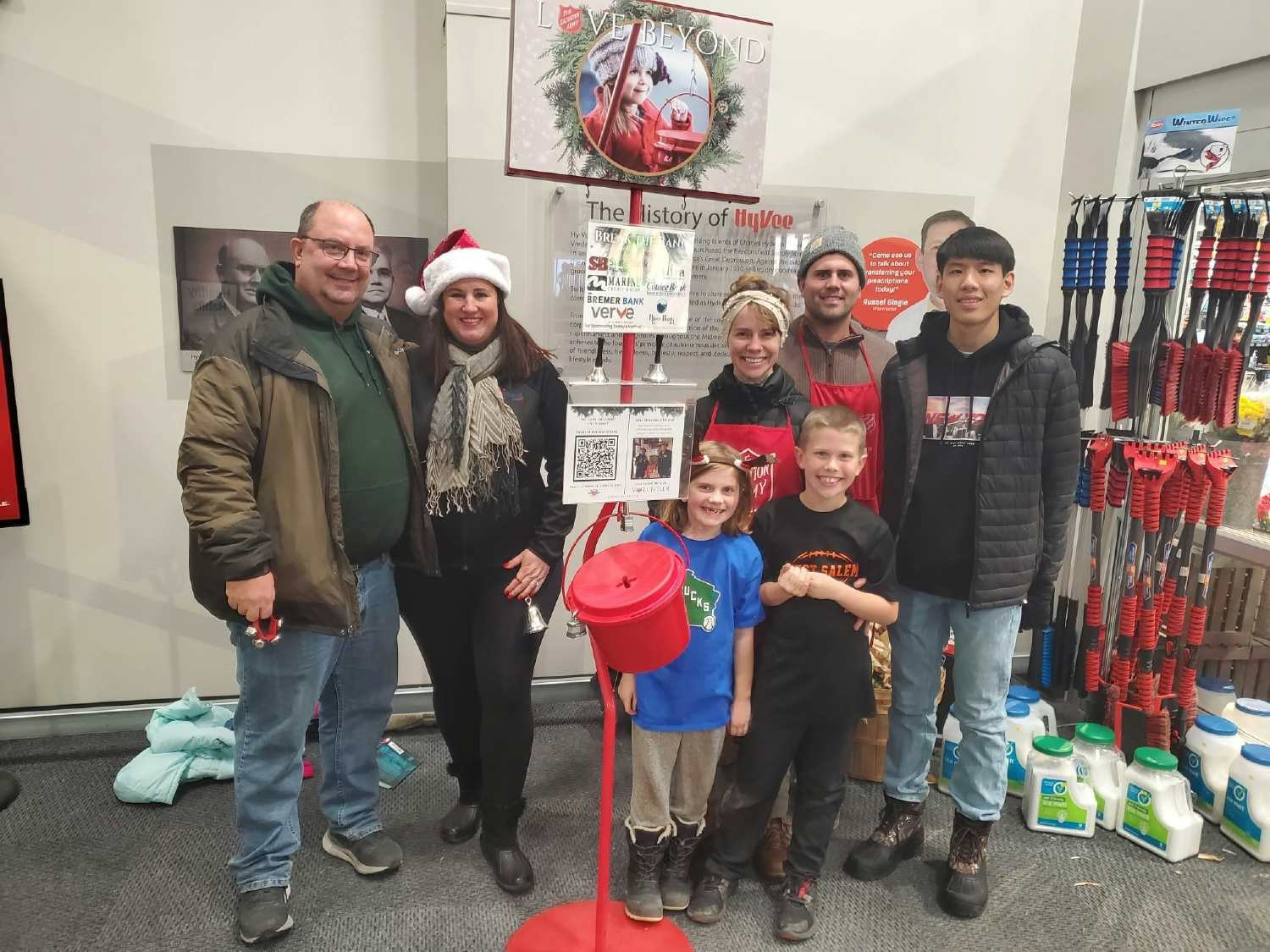volunteers rang bells and selected 65 tags from the #SalvationArmy’s Angel Tree and purchased presents for 65 children