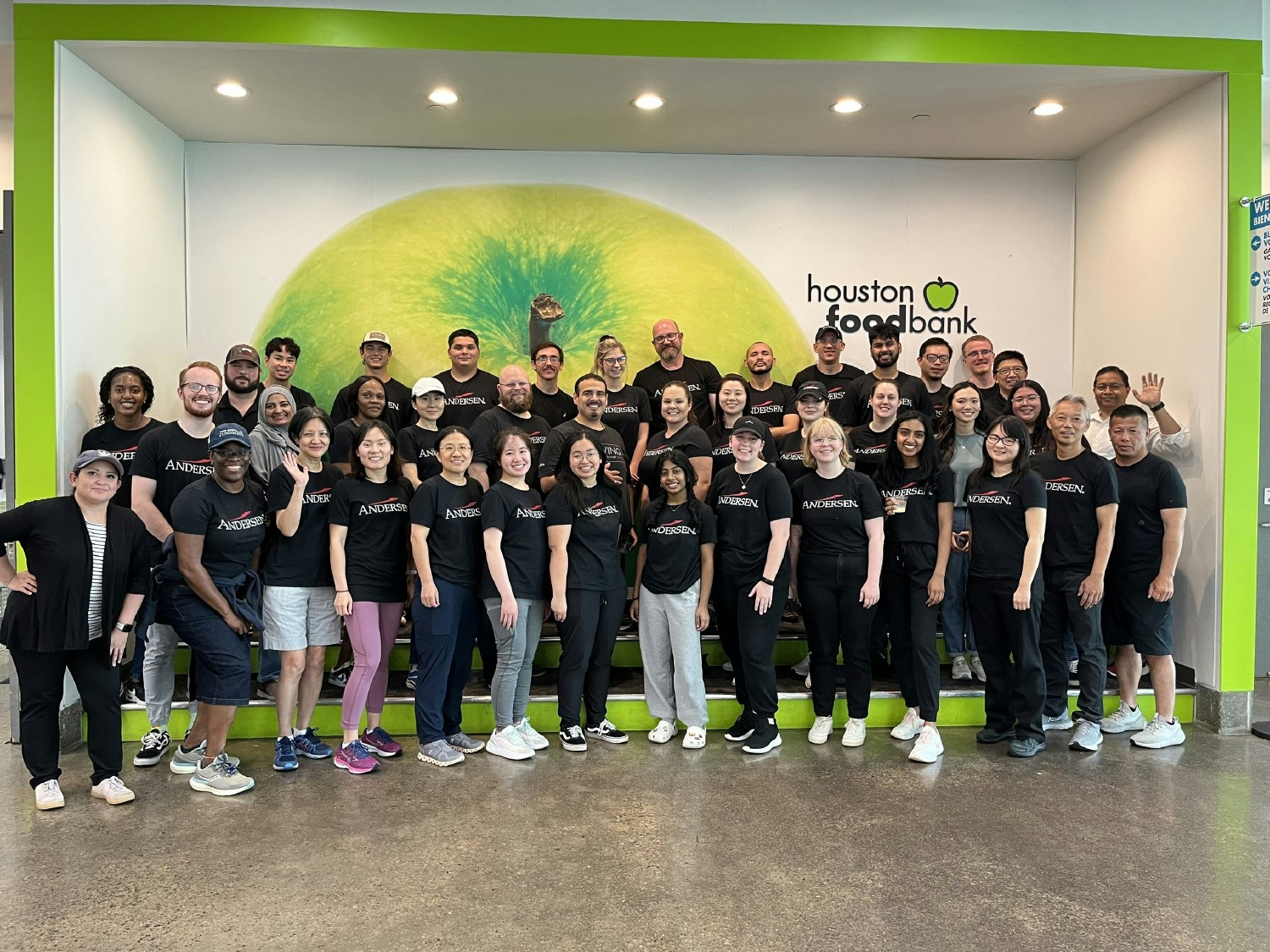 Houston office volunteer event at the Houston Food Bank