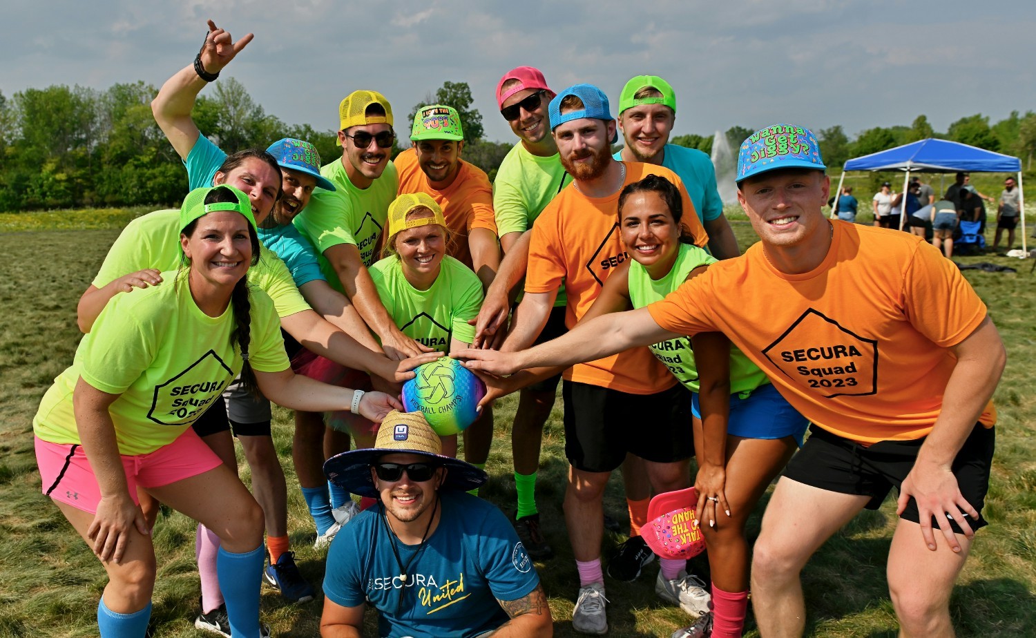 Associates participate in our annual kickball tournament to raise funds for United Way.
