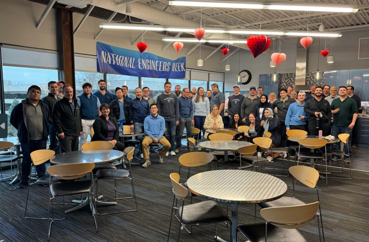 Ruby engineers visit a General Motors project construction site in Lansing, Michigan to see their work come to life.