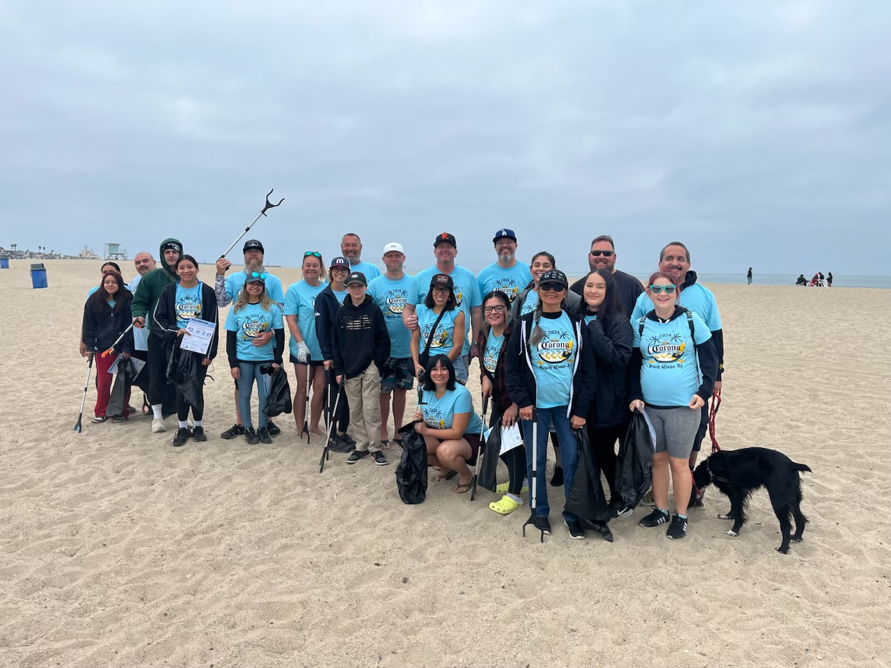 Supporting our community by participating in National Beach Clean Up Day at one of our local beaches in Ventura County.