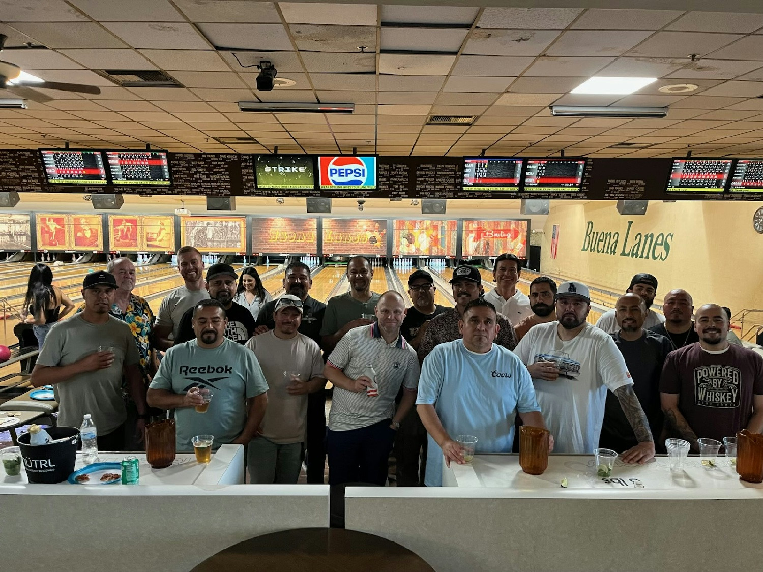 We regularly host engagement events like bowling, where we provide food and beverages for employees and their families.