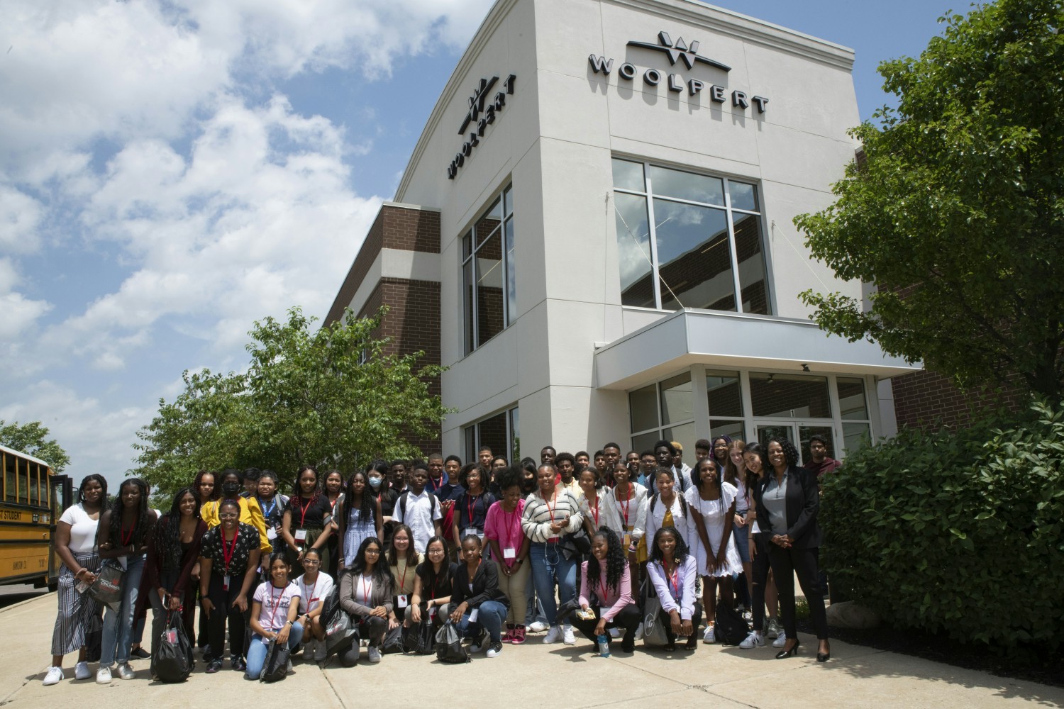 Woolpert welcomes UC's Men and Women of Color in Engineering Camp to show the next generation the impact of engineering.