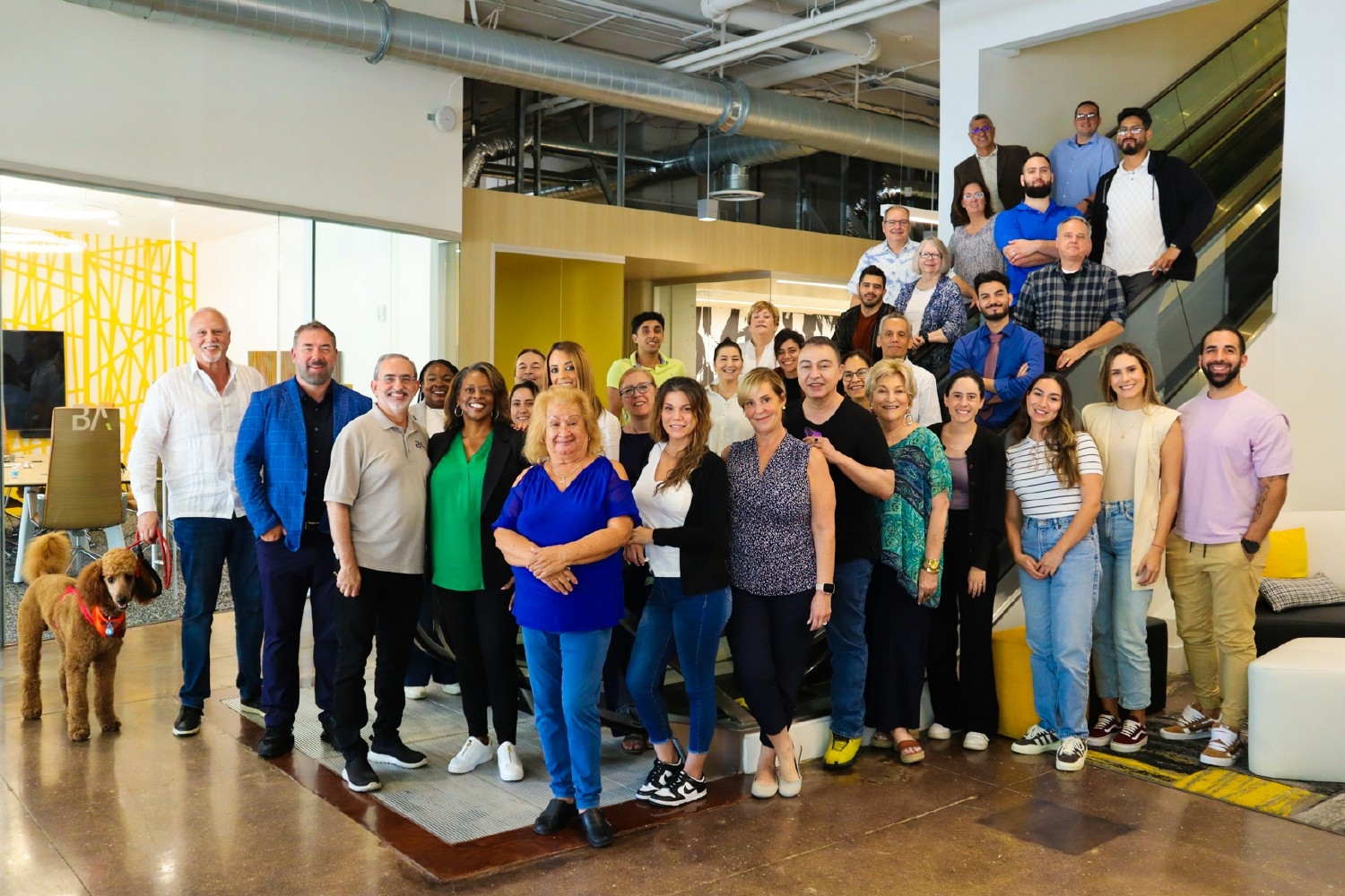 Woolpert office culture connections are face to face meetings with leadership to share ideas.
