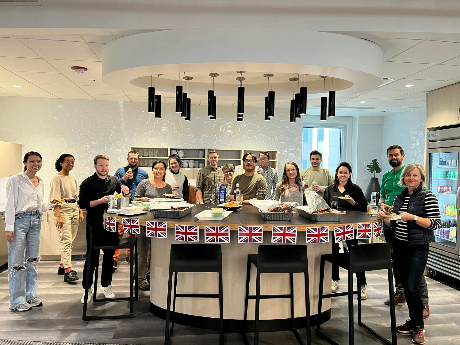 London office building a positive work culture during a 