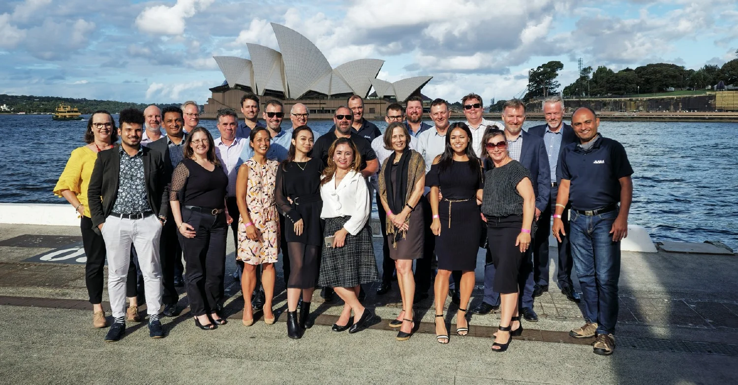APAC Woolpert celebrating a successful integration of our firms.  