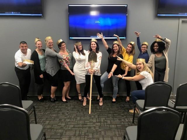Our “shovel program” gives our team members incentives and drive to reach and exceed their goals. They earn a “shovel” when they reach a certain number of placements. These shovels, presented by our leaders, grant colleagues extra benefits like having Fridays off