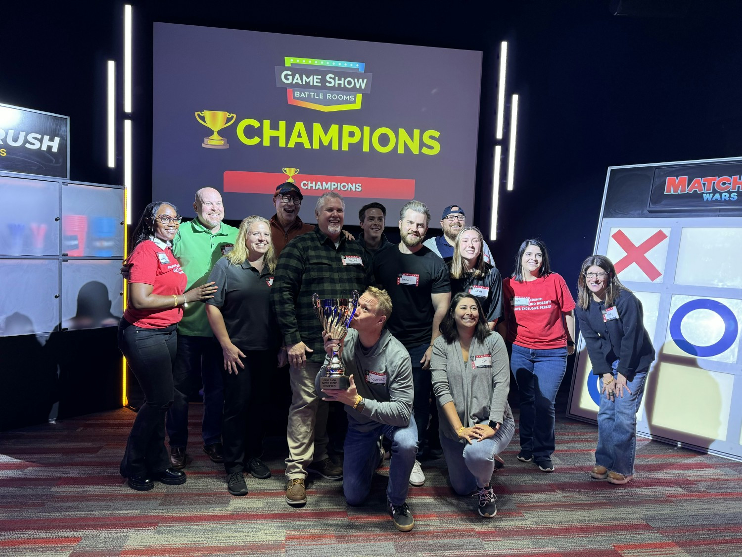 The Champions took the trophy at this team building battle