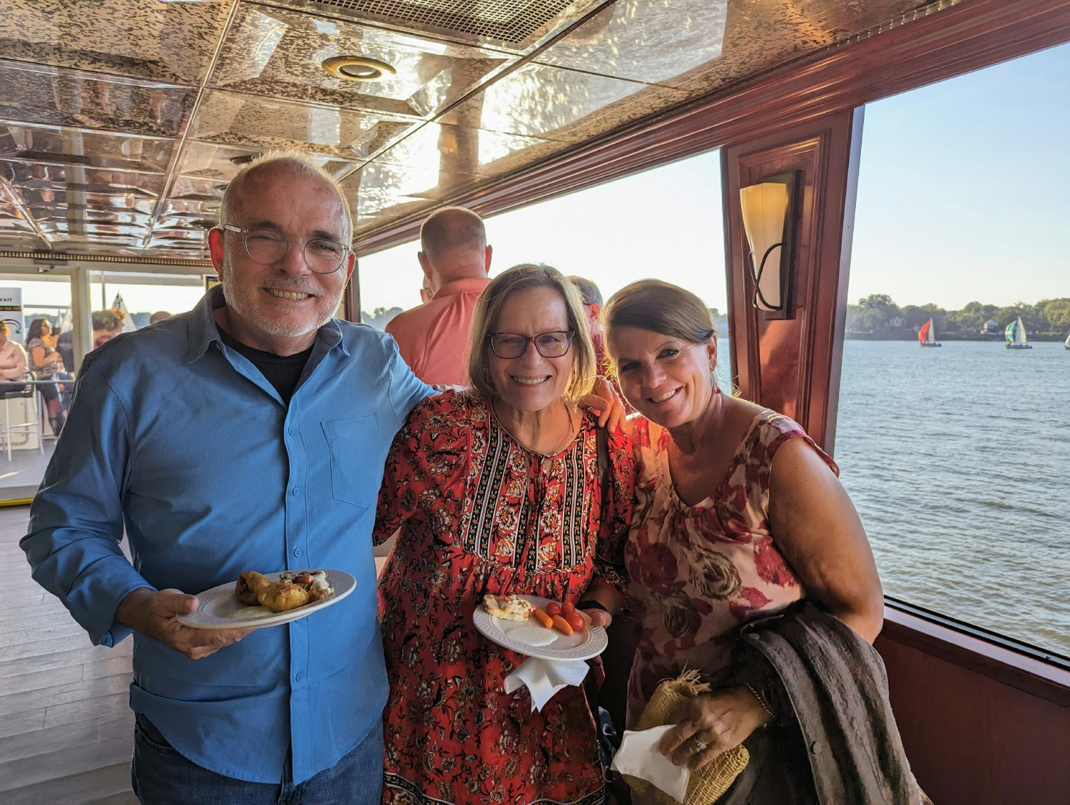 Enjoying the waters at our staff appreciation event after our Annual Conference
