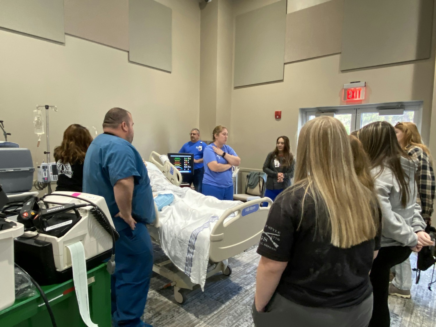 Healthcare camp put on by our employees for local high school students to showcase opportunities in healthcare.