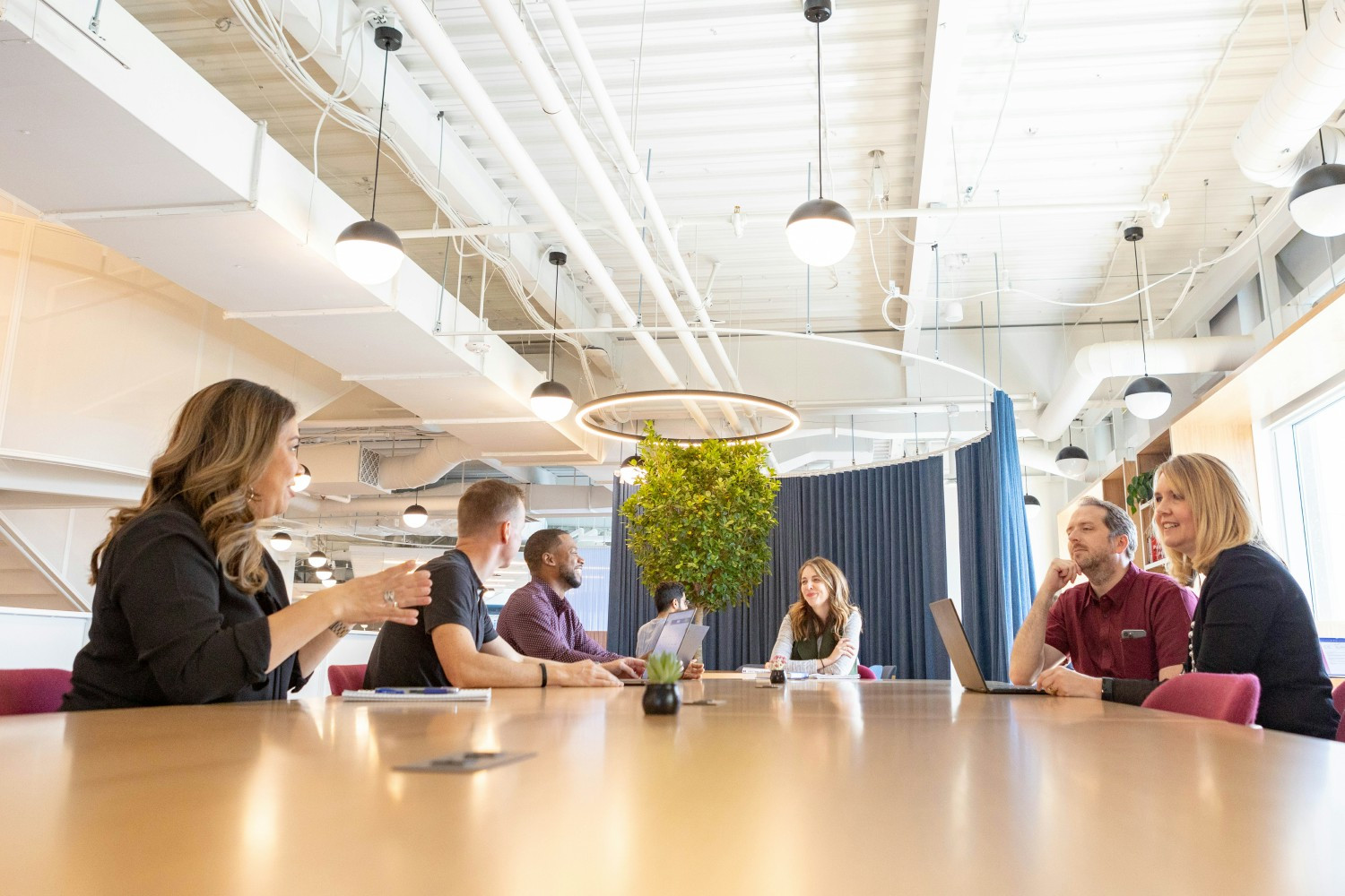 Health Catalyst team members at Health Catalyst's headquarters.