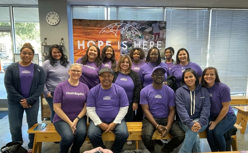 Team members giving back through volunteering and being remarkable.
