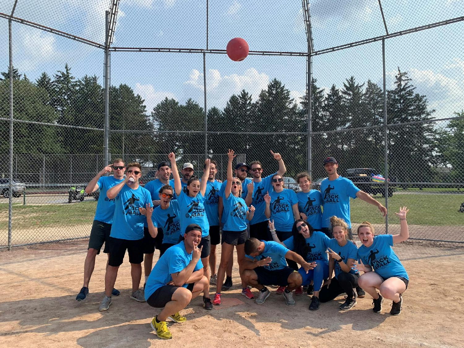The Annual Kickball Tournament is a tradition that our employees take VERY seriously.