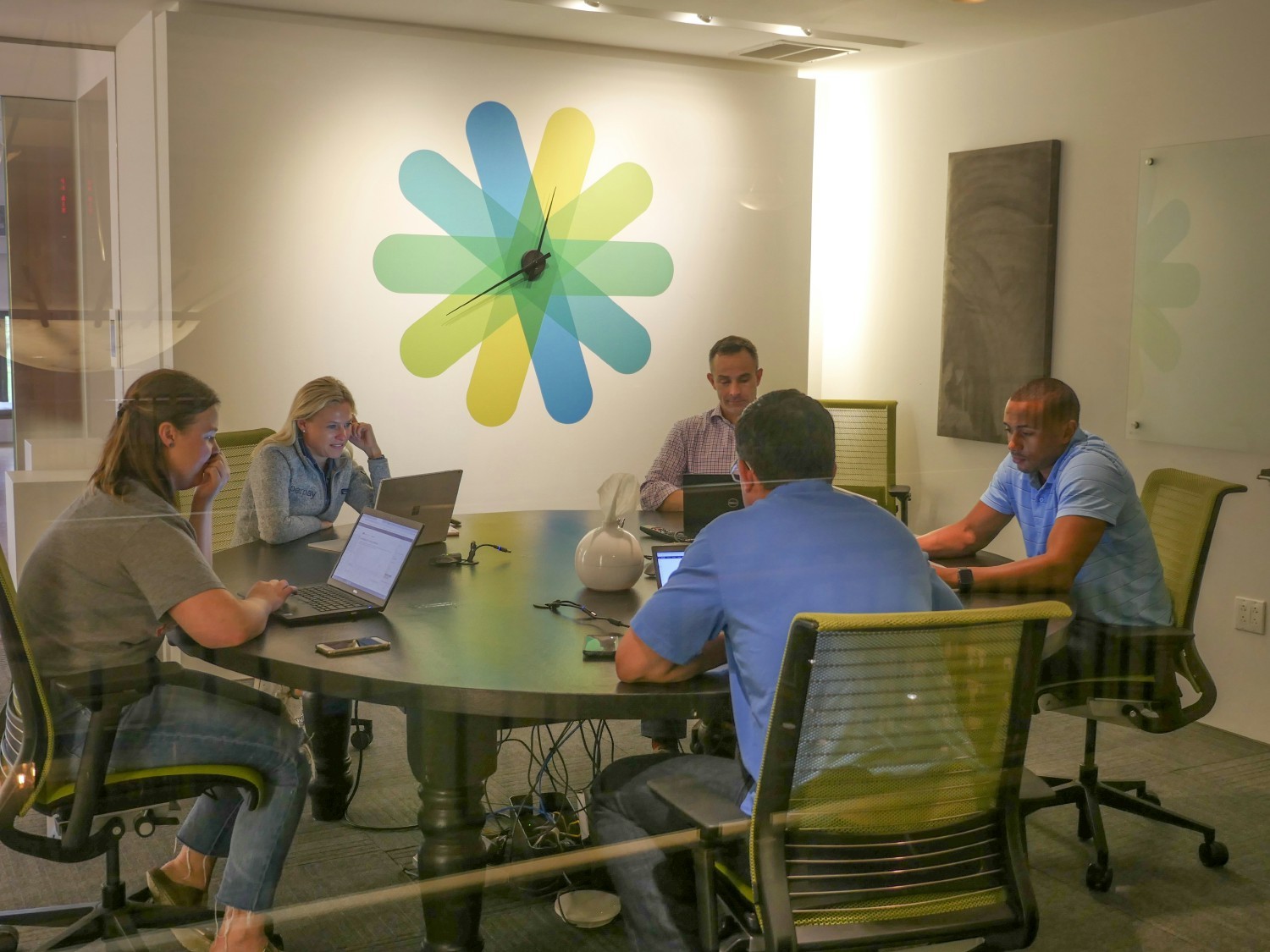 Team members in the Philadelphia office