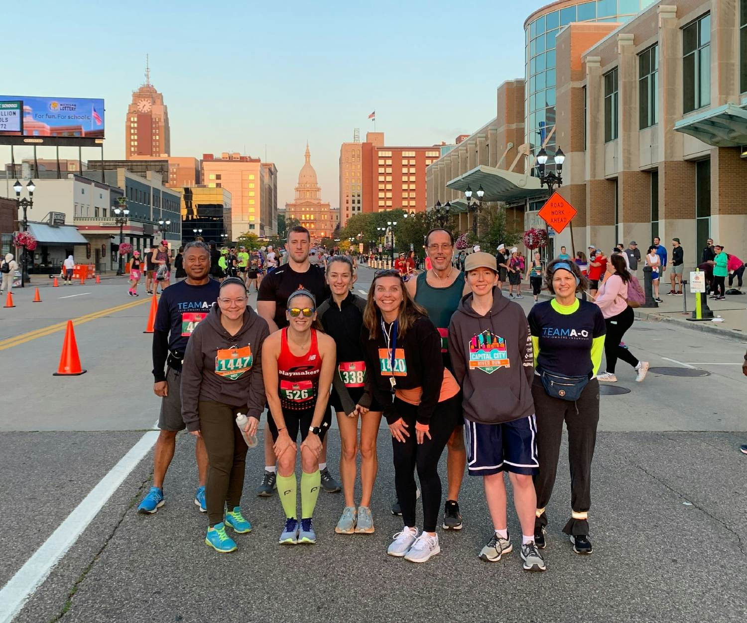 At the Capital City River Run, A-O associates teamed up and raced to support community fitness initiatives.