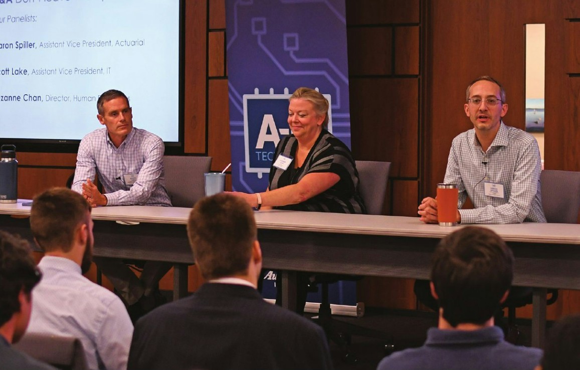 A-O participates in and hosts many events to recruit talent, such as the Tech Summit for the IT and actuarial fields. 