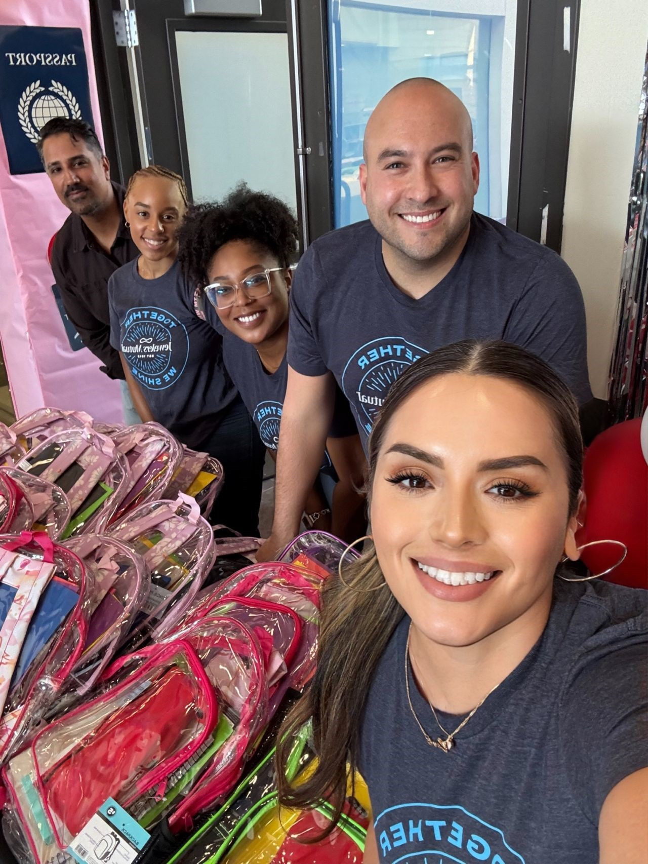 Jewelers Mutual employees helped students start strong by distributing over 4,0000 backpacks near our office locations.
