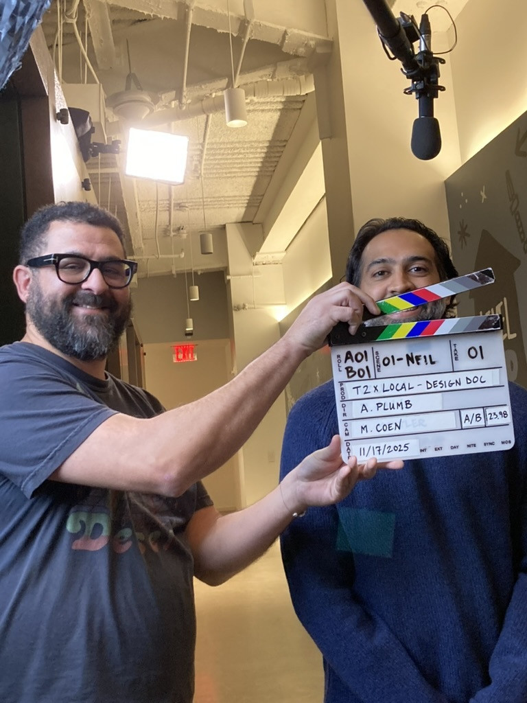 Filming something special for our community! 