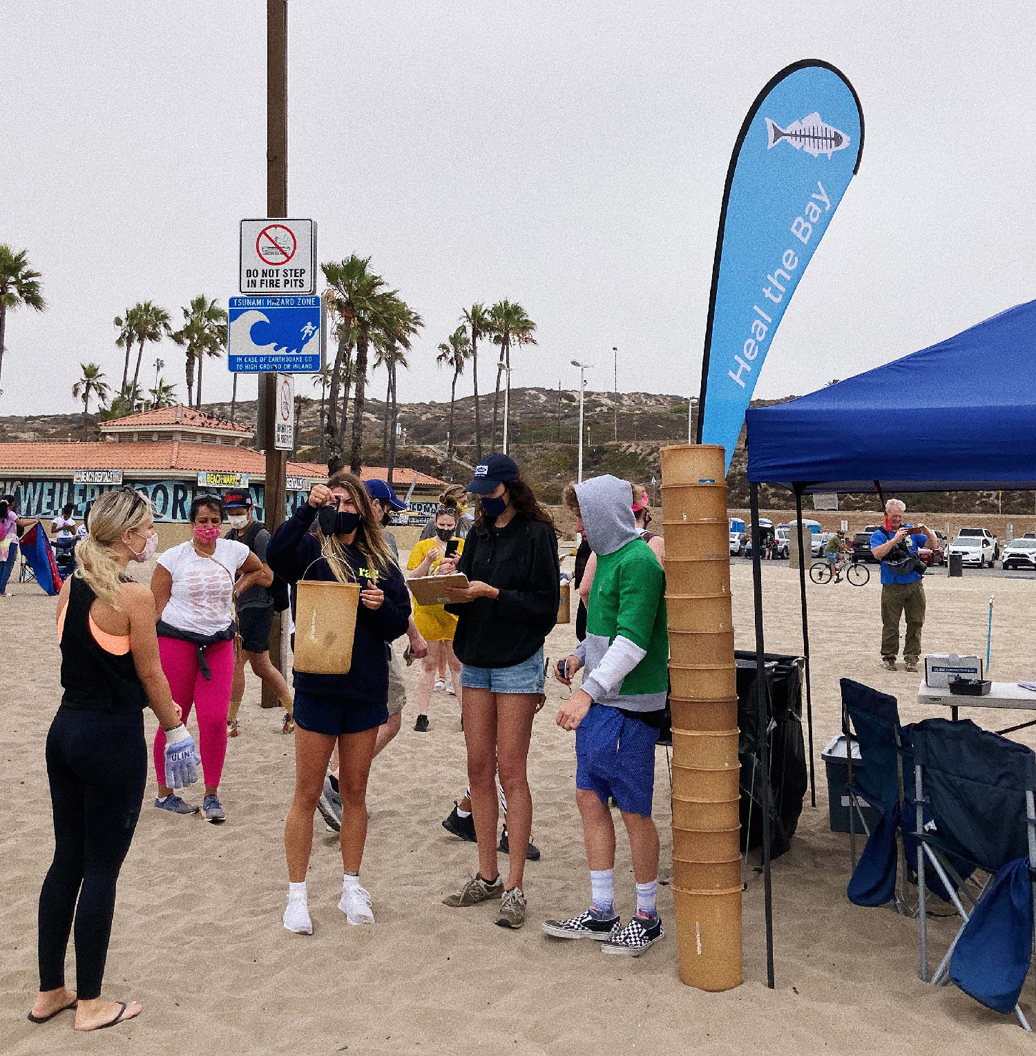 In July, TechStyle Fashion Group employees and Heal the Bay partnered to clean-up Dockweiler Beach.