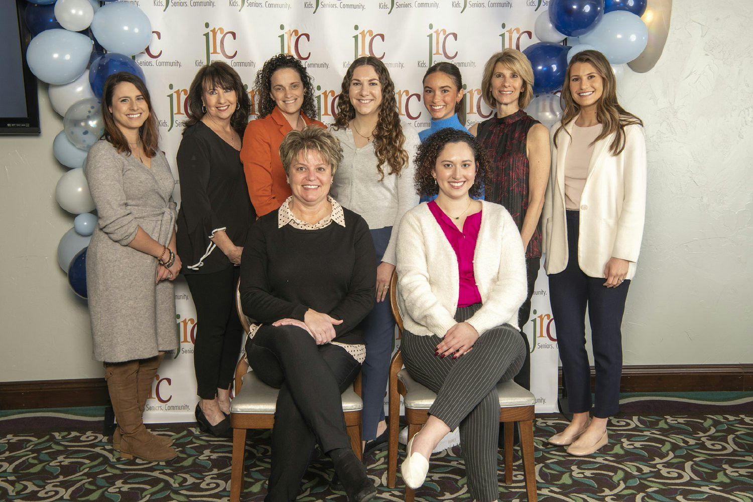Staff at a women's luncheon.