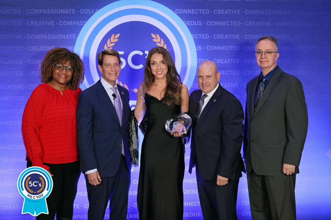 Celebrating this year’s 'We C You Awards' winners. Six team members were recognized for living our 5 core beliefs.